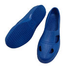 Blau Dauerhaftes Integriertes Formen SPU Material ESD Antistatische Werkstatt Sicherheit Vier Löcher Sandalen für Reinraum